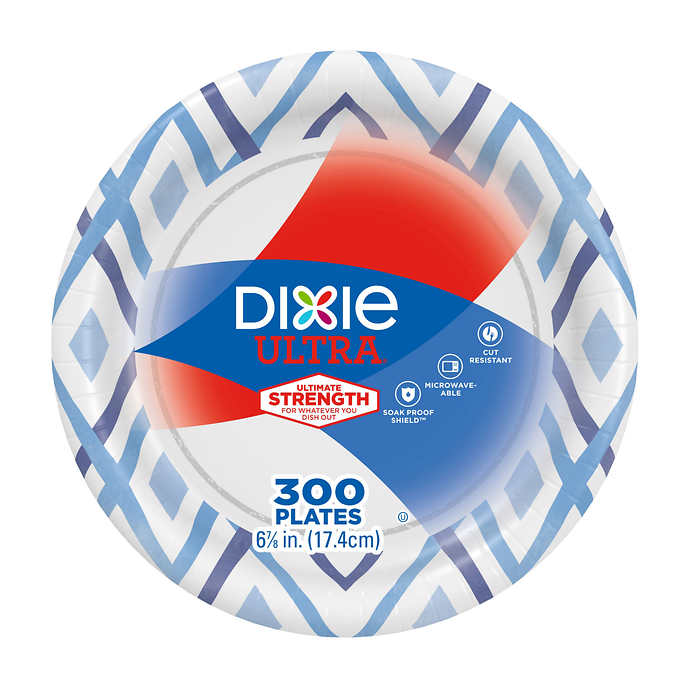 Dixie Ultra Paper Plates 6 7/8" 300CT