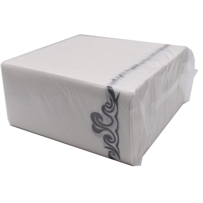 [100 Pack] Disposable Guest Towels Linen-Feel Paper Hand Towels;  Decorative Bathroom Hand Napkins for Kitchen; Weddings;  Dinners or Parties(Shipment From FBA)